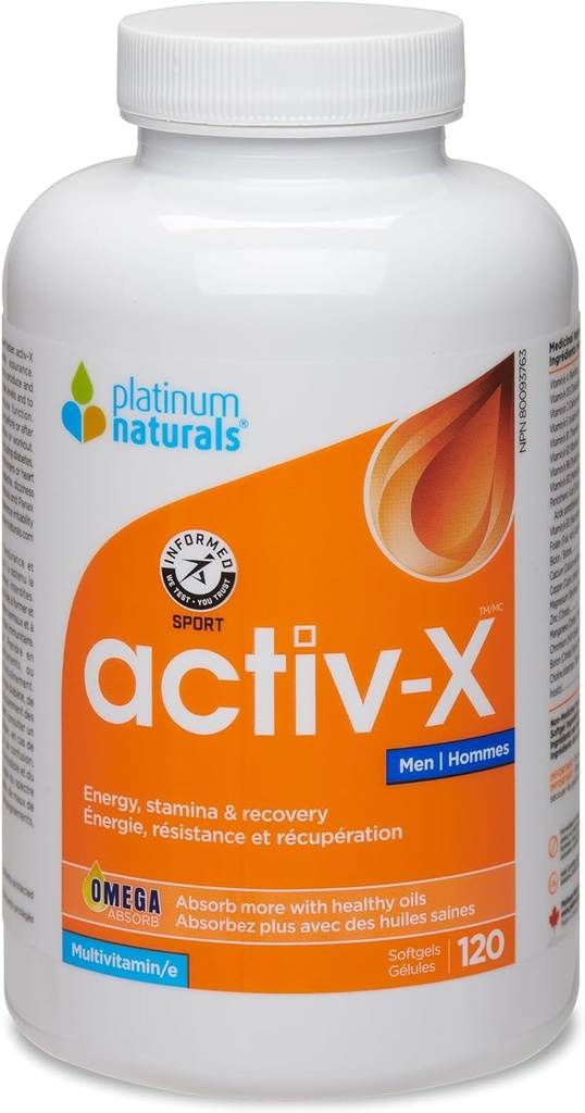 Platinum – Aktiv-X Multi för Män 120 Softgels
