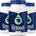 Rize labs (3 Pack) Urinoct Prostate Supplement, Urinoct Bladder Health, Advanced Urinoct Prostate Function Formel, Urinoc Organic Herbal Blend Reviews, Urinoct Prostate Flush för Flow (180 kapslar)