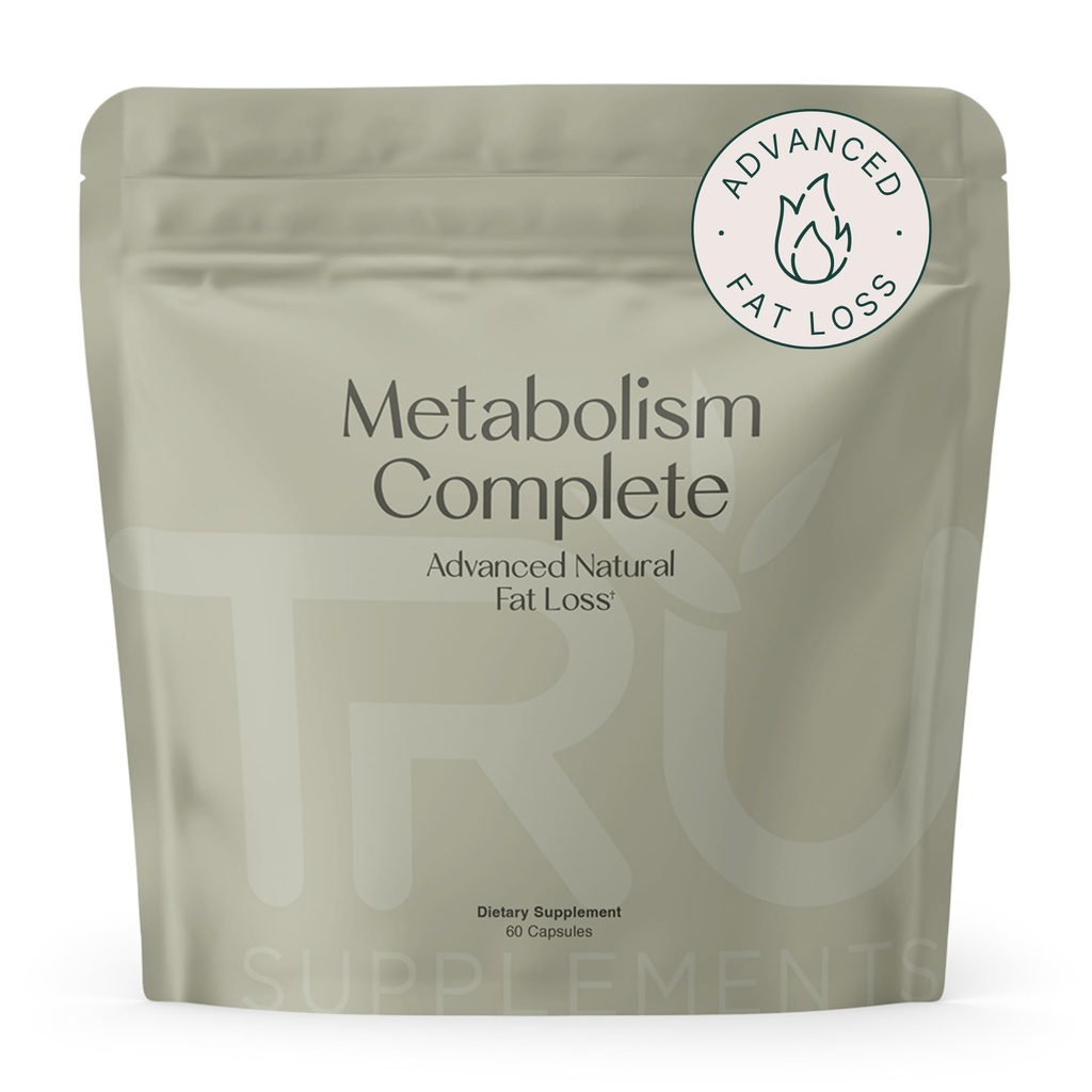 TRU Supplements Metabolism, Advanced Fat Loss, Fight Cravings, Boost Mood, No Jitters eller Crash, 30 Servings