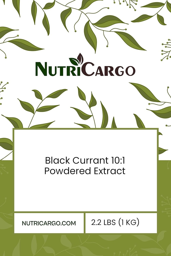 Black Currant 10:1 Pulvered Extract 2.2 LBS (1000 G)