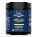 Health Logics Colostrum Chews-Colostrum Supplement 25% IgG för Gut Health, Immune Support, Hair Growth, Vanilla Flavor, 90 Servings, Whole Bovine Colostrum Superfood