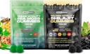 Holistiska Hercules Sea Moss & Pure Himalayan Shilajit Gummies Gold | 100% naturlig organisk vegan | No Added Sugar | Ashwagandha Tongkat Ali Ginseng Spirulina Moringa Manuka Honung | 60 Gummies 2 Pack