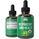 USDA Organic Lung Detox för rökare och icke-rökare med 6 bästa ingredienser. Mullein Leaf, Marshmallow Root, Calendula Lungor rensar för bättre andningshälsa. Flytande droppar tinktur tillskott