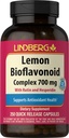 Lindberg Lemon Bioflavonoid Komplex | 700mg | 250 kapslar | Tillägg med Rutin och Hesperidin | Non-GMO, Gluten Free