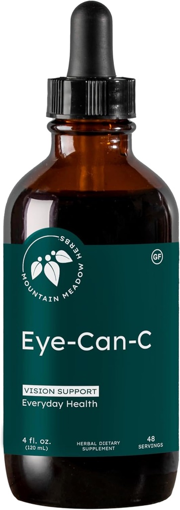 Mountain Meadow Herbs Eye-Can-C 4oz. | Liquid Vision Health and Support med Ginkgo Biloba, Night Vision, Dry-Eye Relief, Glare Reduction & Healthy Circulation Support
