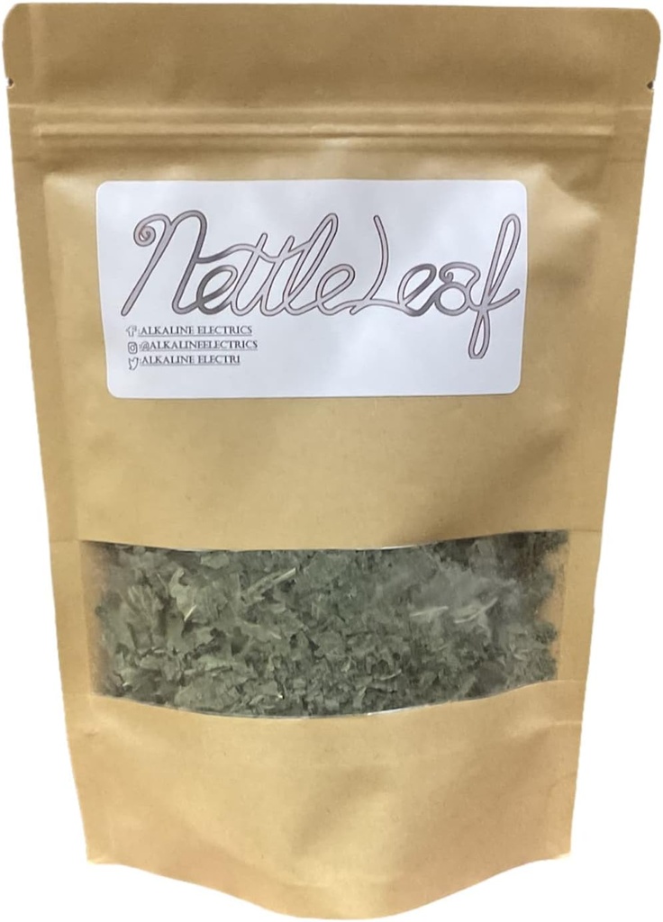 Nettle Leaf | 100% ren och organiskt odlad i Oregon | Nutrient Dense | Försäljningsbart paket för färskhet | Handplockat | Botaniskt namn: Urtica Dioica | 1oz
