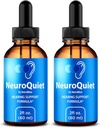 NutraRize (2 Pack NeuroQuiet Drops - Officiell Hearing Support Formel med naturliga, rena ingredienser för att hjälpa till att upprätthålla öron Wellness, Premium Gotas Review (60 portioner)