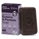 Marie Originals Eczema Face Soap Body Wash Bar - All Natural Psoriasis, Dermatit Behandling för torr Itchy Flaky Skin Relief - Gentle Detoxifying, Healing, Anti-Itch, Cleansing Skincare (Pack of 1)