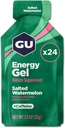 GU Energy Original Sports Nutrition Energy Gel, Salted Watermelon, 26.4 Oz, 24 Count