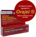 GeriCare Benzocaine 20% Maximal styrka Toothache & Oral Instant Pain Relief Gel 0,5 uns. Fast-Acting Numbing Paatment for Toothaches, Gum Irritation, Sensitivity & Mouth Sores (Pack of 1)