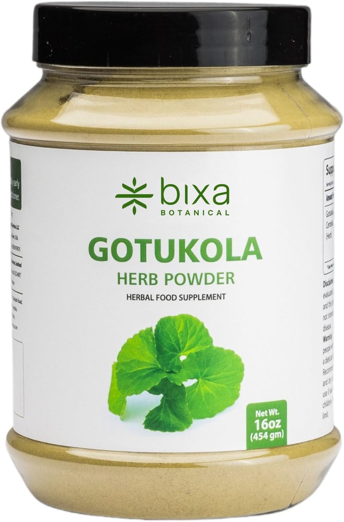 bixa BOTANICAL Gotu Kola (Centella Asiatica) | Ayurvedic Natural Herbal Supplement Pure Authentic Premium Quality | Improve Overall Health (16 Ounce (Pack of 1)