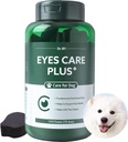 Dr.by Eyes Care Plus Dog Tear Stain Supplement Eye Drops för hundar Eye Health Support med mjölk Thistle Lutein Beta Carotene - 100 Soft Chews