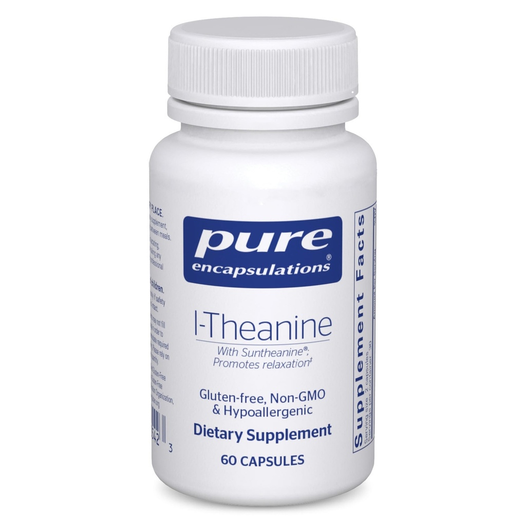 Pure Encapsulations L-Theanine, 60 Capsules