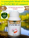 Pancreas Cleanse Detox & Repair Supplement med All Natural Papain Enzyme, Bromelain, Pineapple Extract, Zink, Chromium, Manganese. Revitalizer & Detox Formel för Gut Health.
