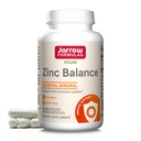 Jarrow Formulas Zink Balance 15 mg - 100 portioner (Veggie Caps) - Zink med koppar - Viktiga mineraler för immunsystemstöd - Immune Support Supplement - Gluten Free Copper Supplement, Vegan
