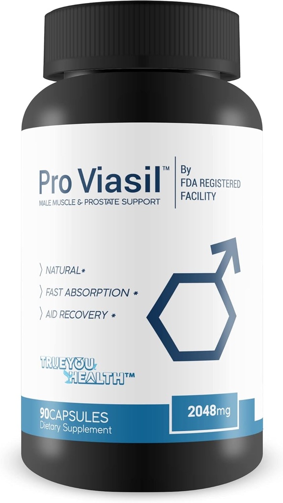 Pro Viasil Prostate Support - Främja prostata hälsa med naturlig antioxidant & gurkmeja Formel - Pro Viasil piller för män med Zink - Främja hälsosam prostata funktion med vitamin D & grön te