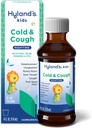 Hyland's Kids Cold and Cough, Nighttime Cough Syrup Medicine for Kids Ages 2 och upp, Decongestant, Sore Throat relief och Sleeplessness, Relief of Common Cold Symptoms, 4 Fl Oz