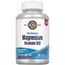 KAL Magnesium Glycinate Capsules, Fully Chelated Magnesium Bisglycinate, High Absorption Magnesium Supplement, Healthy Bones, Muscle, Relaxation och Stress Support, Non-GMO 160 räknas