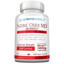 Godkänd vetenskap Nitric Oxide MD - Muscle Development, Lean Body Mass, Förbättra syreförsörjning, Boost Energy - 90 kapslar - 1 flaska