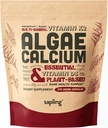Kalciumtillskott - Hel mat med vitamin K2 & D3, Magnesium, Zink, Boron, mineralkomplex. Källa hållbart från Red Algae. för benstyrka och stöd. Icke-GMO & Vegan (270 greve)
