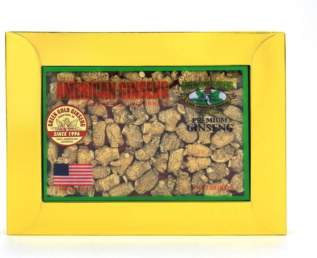 SKU PS 135-3 | Små "Bullet" | American Ginseng Roots från Marathon County, WI | 3oz Box, B06XCL2TQQQ
