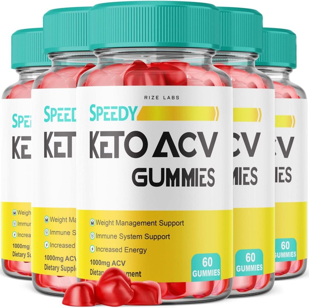 Rize labs - Speedy Extreme Keto Plus ACV Gummy för avancerad viktminskning med Apple Cider Vinegar 2000mg Supplement (300 Gummies)