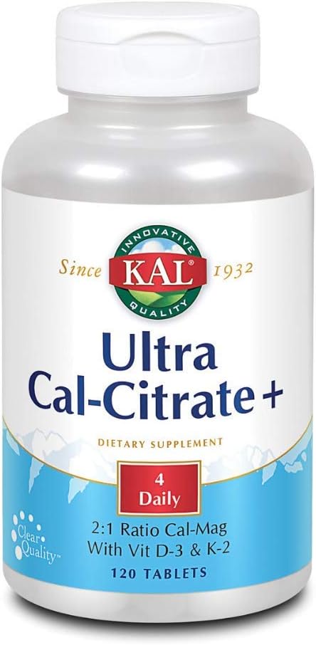 Kal Ultra Calcium Citrate Plus tabletter, 120 greve