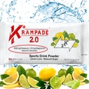 Krampade Potassium Magnesium Supplement Electrolytes Powder - 50 mg Mag + 2000 mg K, >2X Mer än kokosvatten | Cramp Relief | Hydration Packets