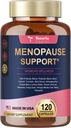 Klimakteriet Tillägg för kvinnor, Multibenefit & Complete Black Cohosh, Dong Quai Root och More Herbal Blends, w/Powerful Probiotic & Prebiotic