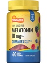 Sundance Melatonin 10mg Gummies för vuxna | 60 greve | Mixed Berry Flavor | Vegan, icke-GMO och Gluten Free Supplement