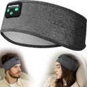 Perytong Sleep Headband - Bluetooth Sleeping Headphones för Side Sleepers - Hörlurar för att sova bekvämt huvudband med tunna högtalarmikrofonpresentidéer för kvinnor män