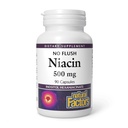 Naturliga faktorer No Flush Niacin 500 mg, 90 tabletter