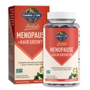Garden of Life Herbals Menopause Supplement med S-Equol & Trans-Resveratrol för Multi-Symptom Relief, Keranat för tjockare, Fuller Hair Growth - Non-GMO, Gluten-Free, Vegan, Berry Flavor, 30 portioner