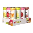 MITRA-9 Botaniska drycker - Kava Drink Flavor Variety Pack med Kava Root Extract - Mood Enhancer - Plant Based - Främjar Natural Calm & Clarity (12 Fl. Oz) (12)