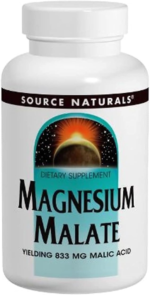 Källa Naturals Magnesium Malate 625mg, 200 kapslar