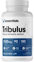 Bucked Up Tribulus 1500mg Per Servering, Essentials (90 portioner, 180 kapslar)