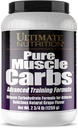 Ultimate Nutrition Pure Muscle Carbs - Komplex kolhydratpulver för hållbar energi - Ingen fett, inget kolesterol - Kalorier för muskelförstörare och idrottare, druva, 2,75 pund