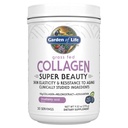 Garden of Life Grass Fed Collagen Super Beauty Powder - Blueberry Acai, 20 portioner, för kvinnor Skin Hair Nails Joints, Collagen Peptides Powder + Protein kosttillskott