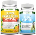 Super Vitamin C Complex Tablets & Lung Support Capsules Combo - Riktad Lung Health Support