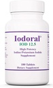 jod tabletter 12,5 mg för näringsstöd - 180 tabletter - dagligt tillskott med kaliumjodid för Wellness & Vitality - 1 Pack