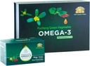Green Vegetable Omega 3 Plus Omega 6,7,9, tillverkad av Purslane och Perilla Seeds. Den innehåller över 61% koncentration av ALA Omega 3-Den högsta möjliga utan kemiska tillsatser