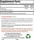 Magnesiumcitratpulver 1 pund och magnesium glycinat 425 mg
