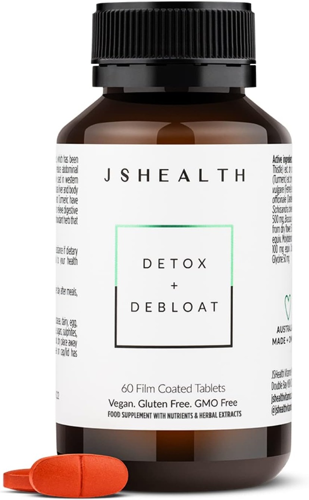 JSHealth Vitamins Signature Bundle, Hair + Energy, Detox + Debloat och Skin + Digestion Supplements