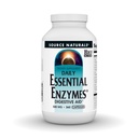 Källa Naturals Essential Enzymes 500mg, Bio-Aligned Multiple Enzyme Supplement Herbal Defense for Digestion, Gas, Constipation & Bloating Relief - Digestive Aid * - 360 Capsules, 360 Servings