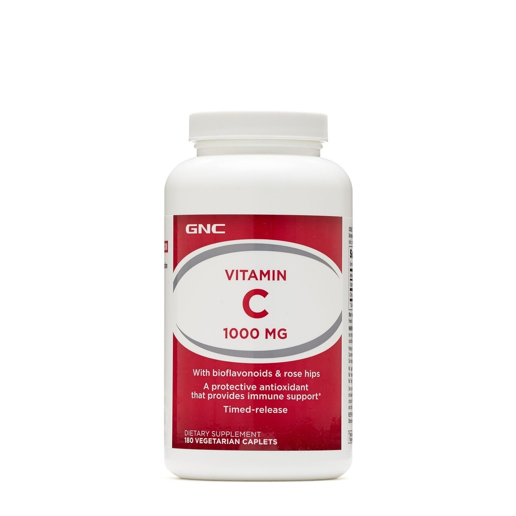 GNC Vitamin C 1000 med Bioflavonoider och Rose Hips Timed Release 180 tabletter