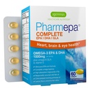 Igennus Pharmepa Complete EPA 668mg & DHA 334mg Omega-3 Fatty Acids 1000mg, IFOS Certified, rTG Form, High Potency Fish Oil Plus Omega-6 & 9 från GLA Evening Primrose Oil, Lemon Flavor, 60 Softgels