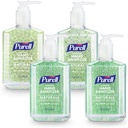 PURELL Advanced Hand Sanitizer Naturals med växtbaserad alkohol, Citrus Scent, 8 fl oz Pump Bottle (Pack of 4) - 9626-06-ECDECO