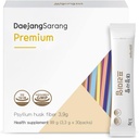 Daejang Sarang (Premium, 30 Sticks) - Psyllium Husk Dietary Fiber Supplement för Digestive Health & Constipation Relief. Växtbaserade naturliga ingredienser, Gentle Formel 4,960mg.
