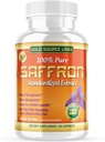 Saffron Extract Supplement - 88,25 mg kapslar med standardiserad .3% Safranal Extract Plus Pure Saffron Powder, 60 Maximal Strength Vegetarian Pills - Premium Appetite och Eye Supplement