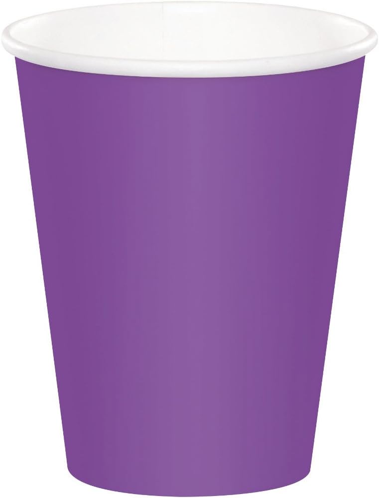 Creative Converting Amethyst Paper Cup, 24 Count (Pack of 1), Lila